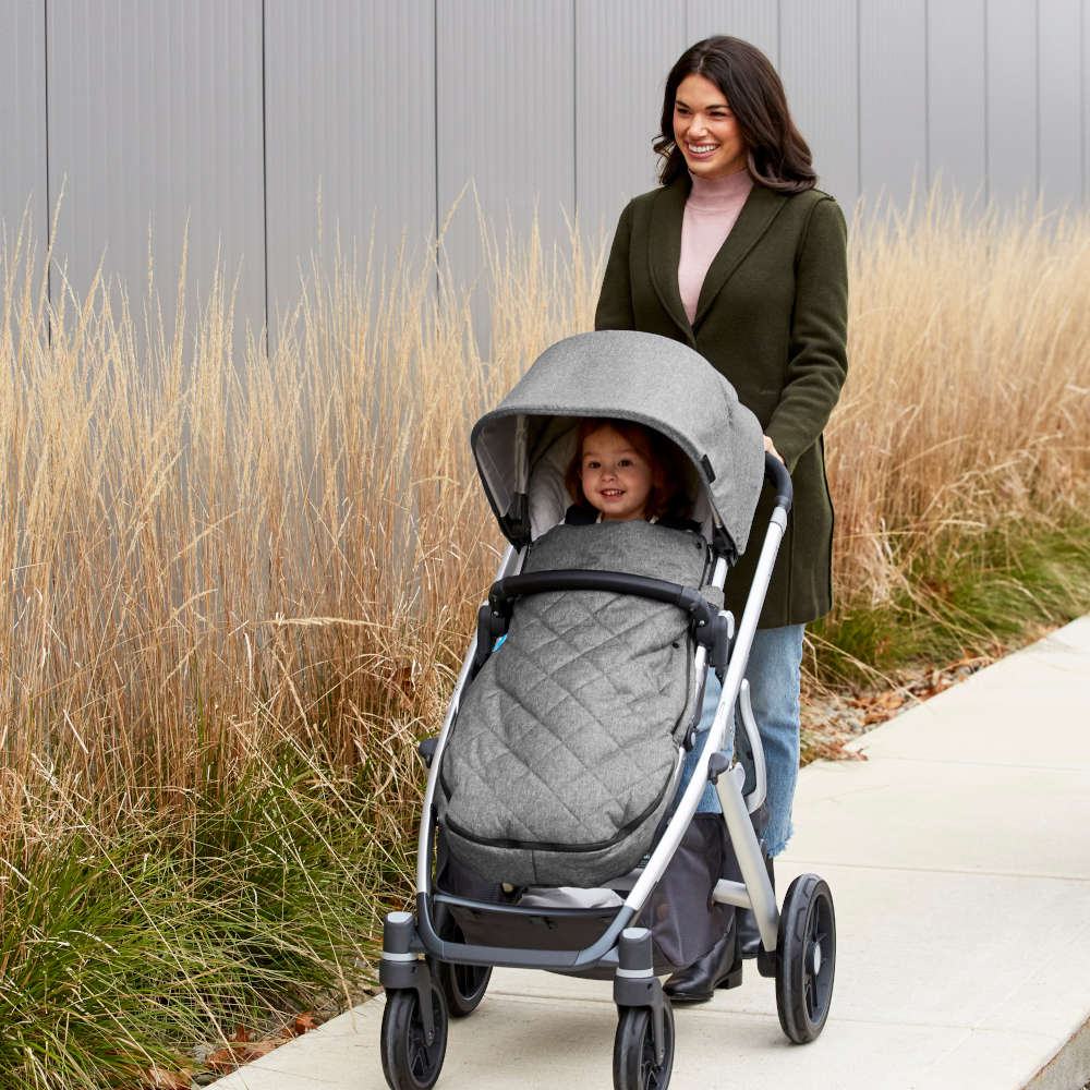 uppababy cozy ganoosh charcoal UPPAbaby Cozy Ganoosh Stroller Footmuff