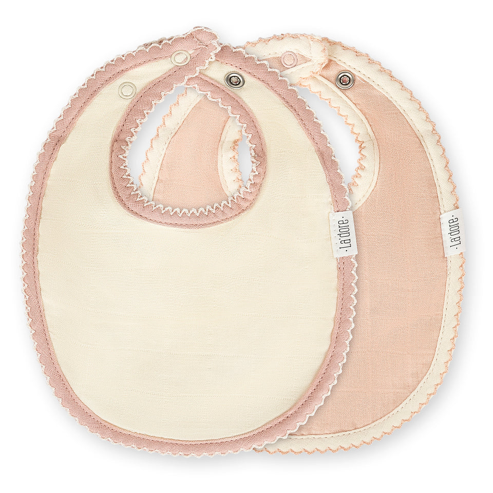 La'dore Muslin Water Resistant Bib 2-Pack