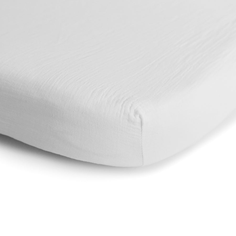 Mushie Extra Soft Muslin Crib Sheet