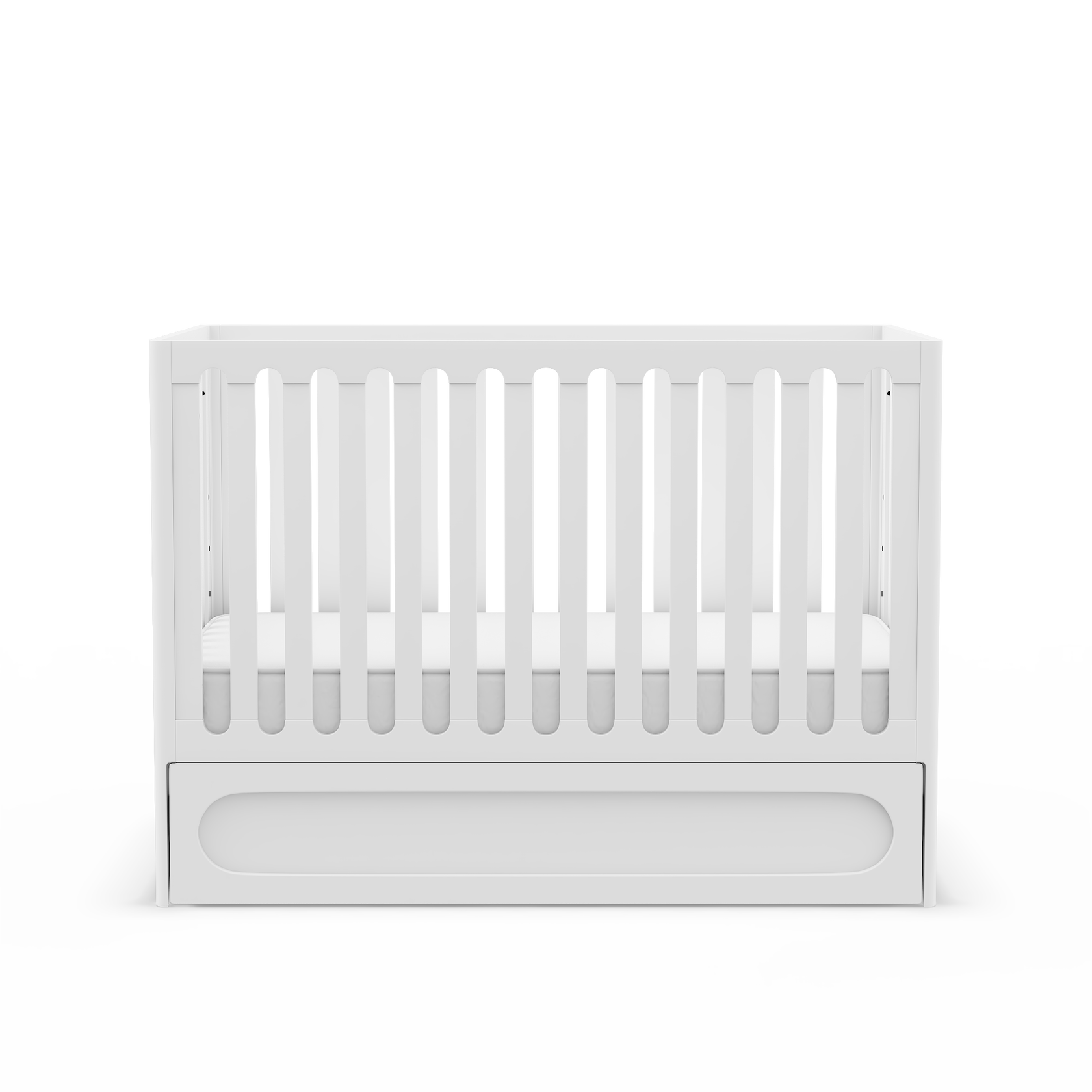 HushCrib Lulla & Lully 3-in-1 Convertible Crib With Trundle