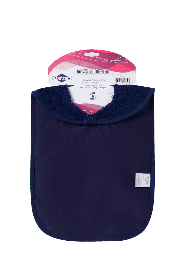 Abstract Waterproof Bib with Snaps