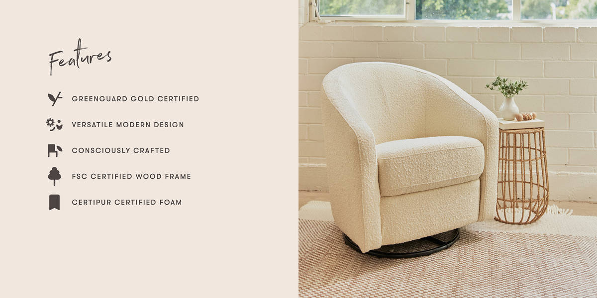 Babyletto Madison Swivel Glider