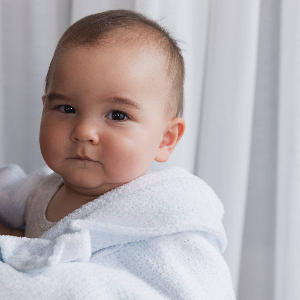 Living Textiles Knitted Chenille Baby Blanket