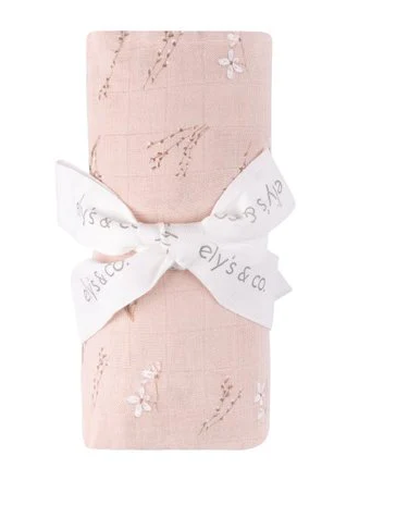 Ely's & Co. Cotton Muslin Swaddle Blanket
