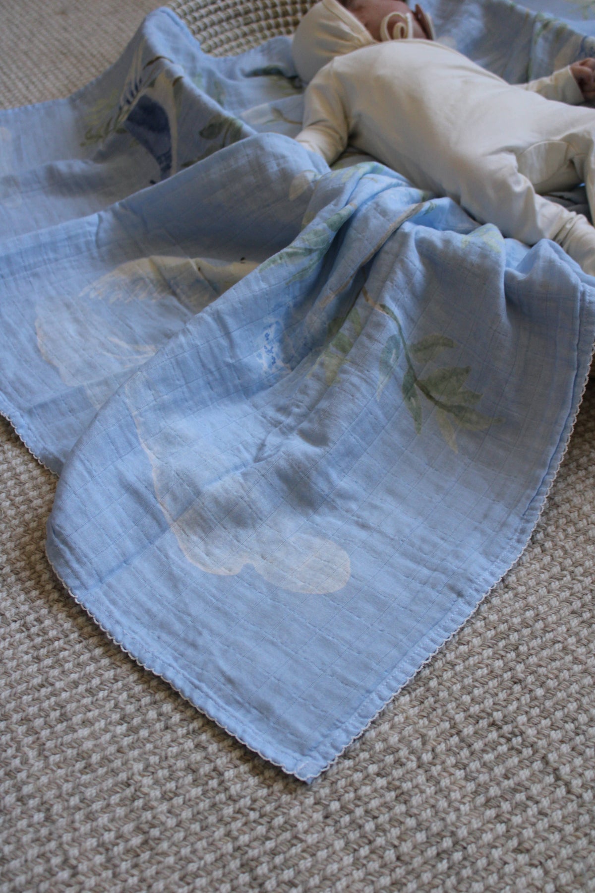 Little Threads The Dove Muslin Blanket