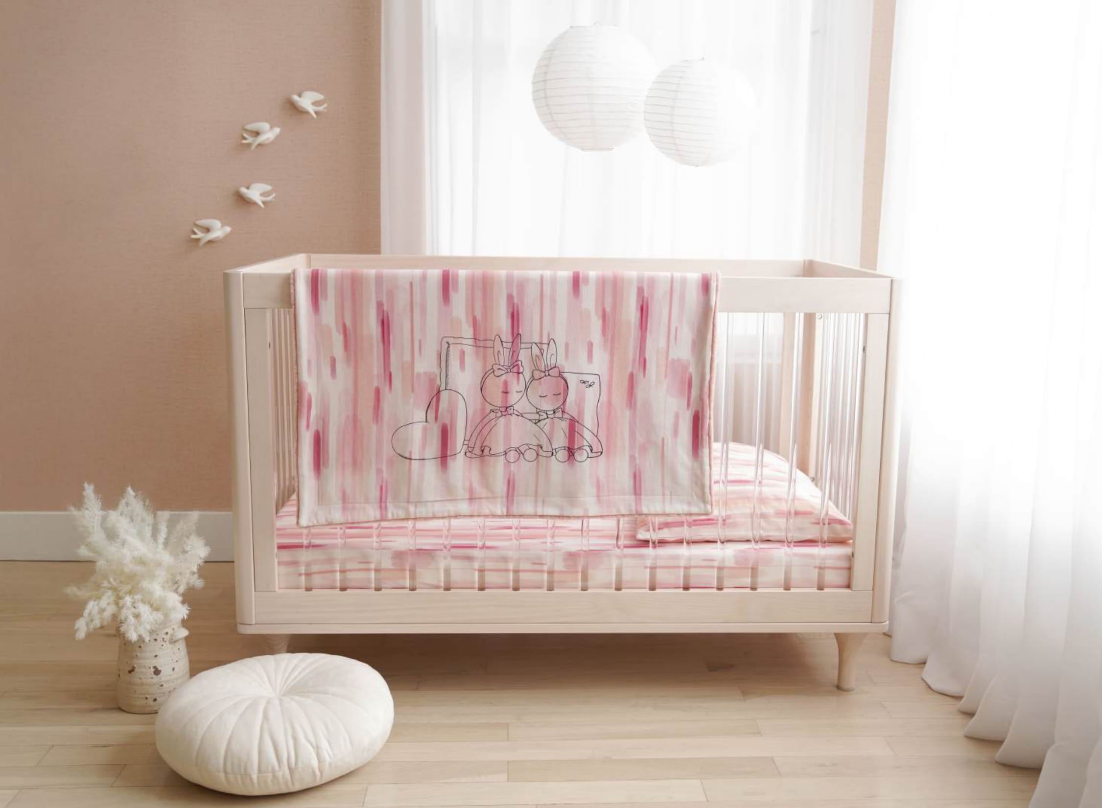 Hibernate 3 Piece Crib Linen Set (52"x 28")