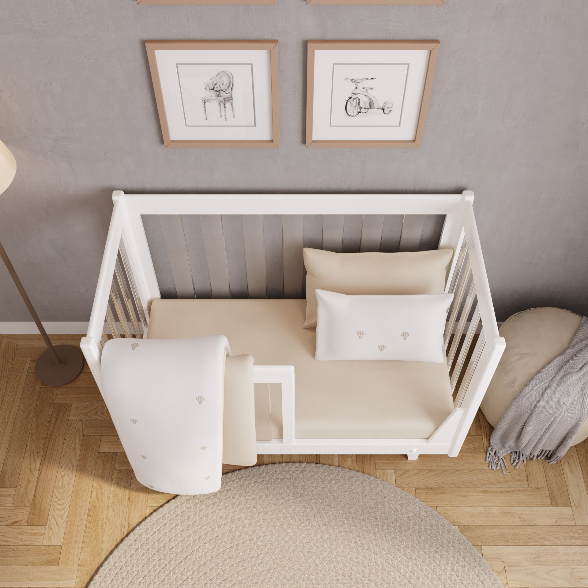 Silonna 5-Peice Baby Crib Set (52" x 28")