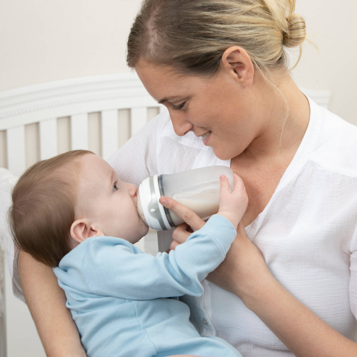 Nuby Comfort Bottle with Weighted Straw