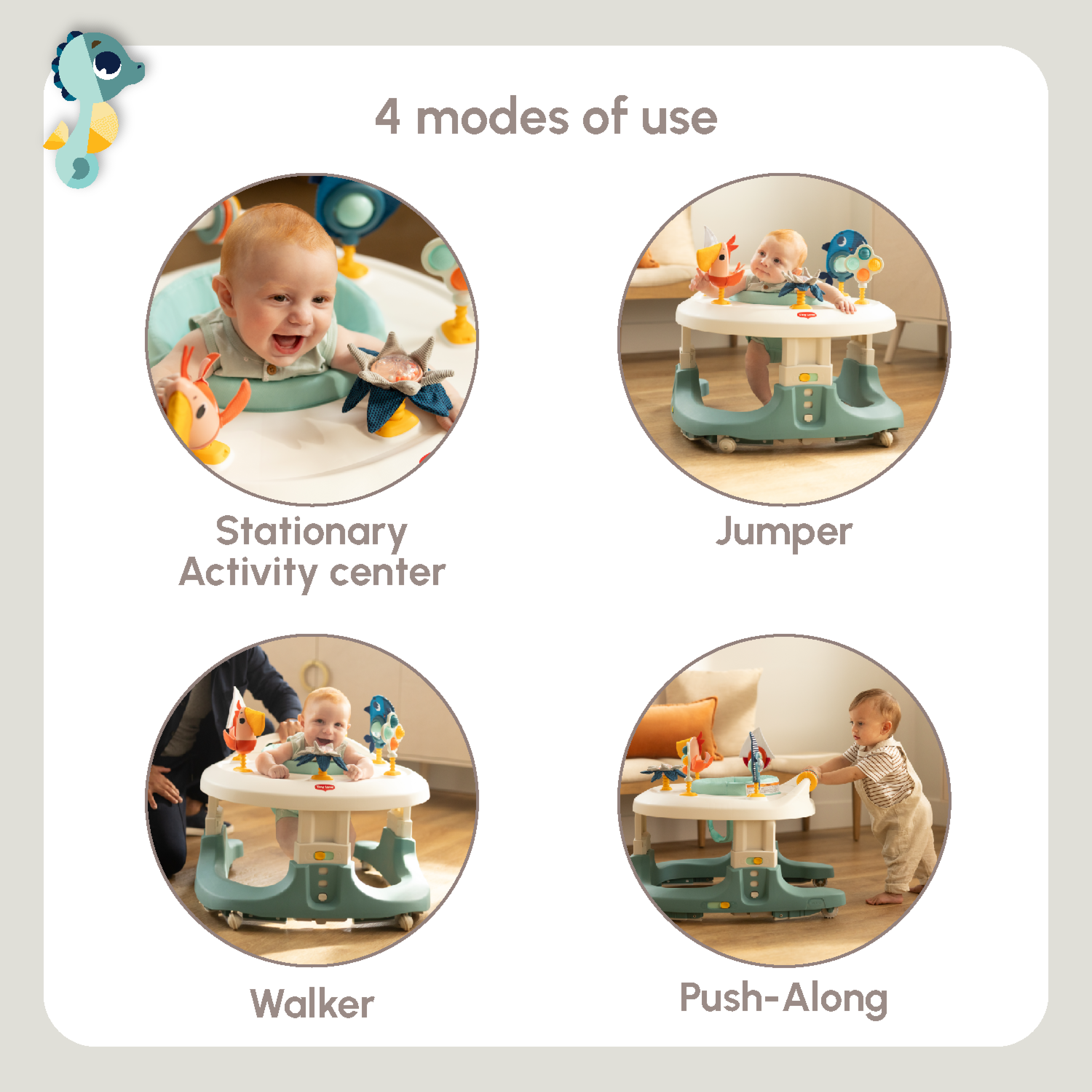 Tiny Love Tiny Mariner 4-in-1 Here I Grow Mobile Activity Center