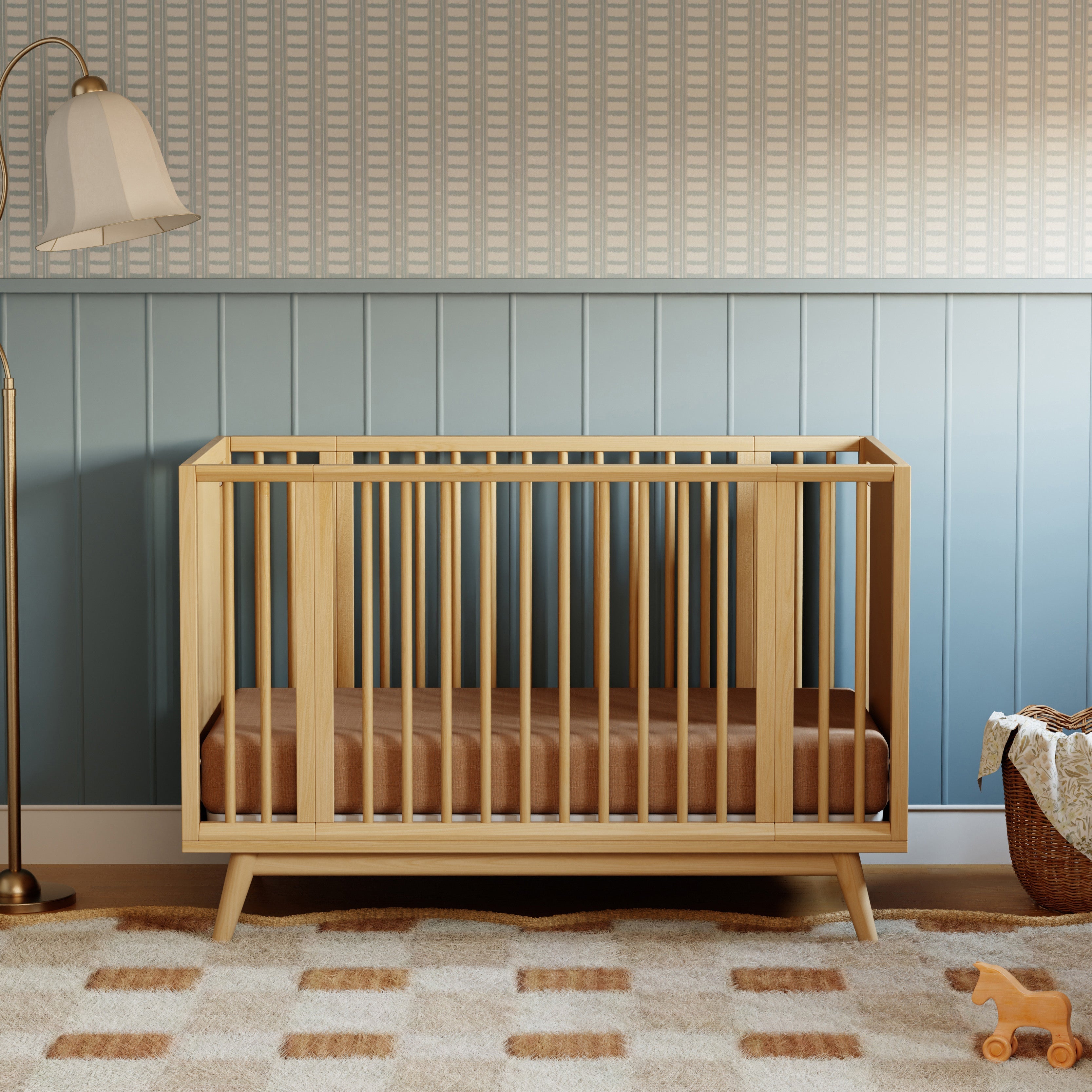 Babyletto Palma 8-in-1 Convertible All-Stages Crib with Bassinet & Toddler Bed Kits