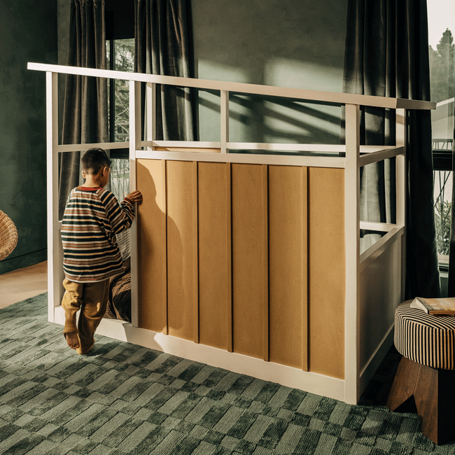 Babyletto Palma Mid-Century House Montessori-Inspired Twin Bed