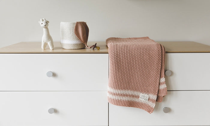 Domani Home Marici Striped Baby Blanket