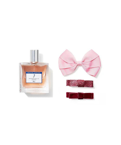Jacadi Paris Mademoiselle Petite Cerise Eau de Toilette Gift Set + Hair Clips