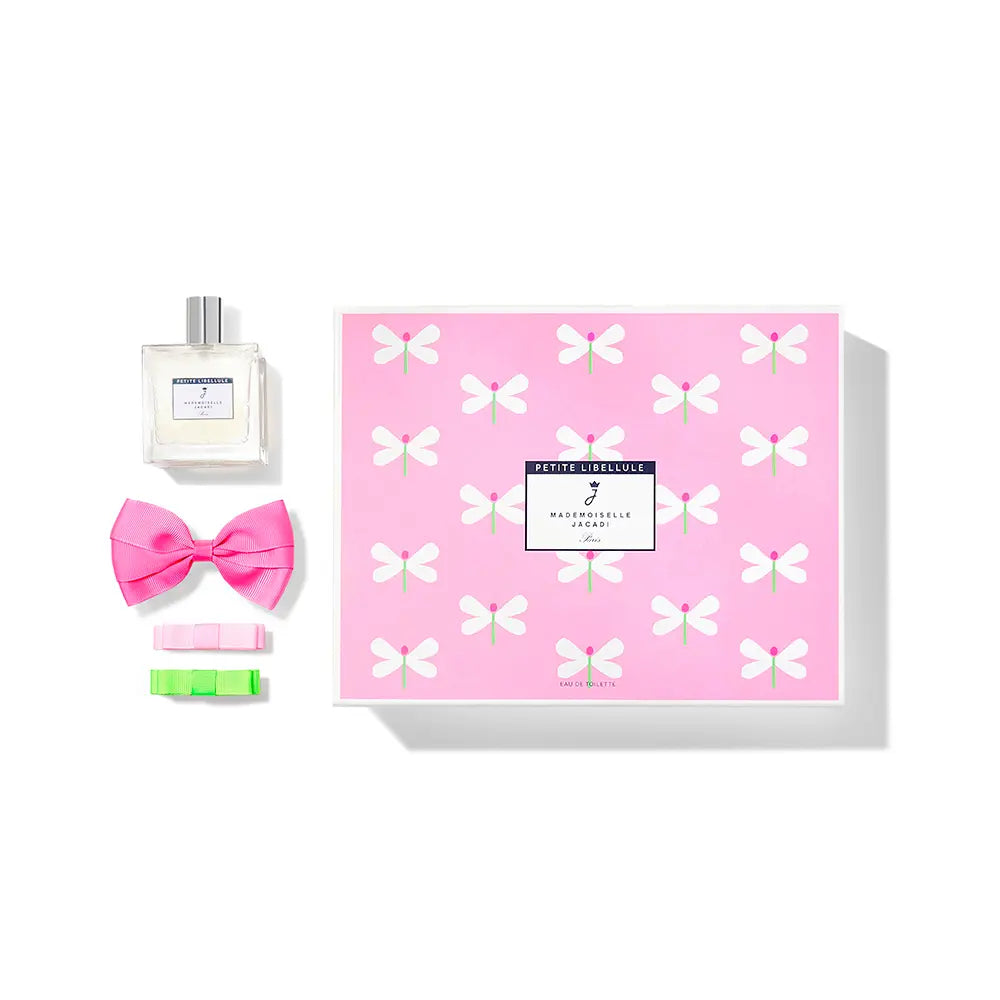 Jacadi Paris Mademoiselle Petite Libellule Eau de Toilette Gift Set + Hair Clips