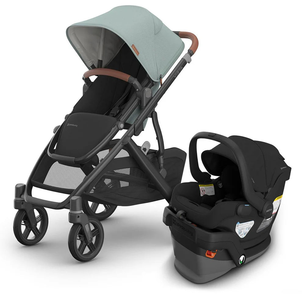 uppababy vista toy bar UPPAbaby Vista V3 Stroller + Mesa V3 Infant Car Seat Bundle
