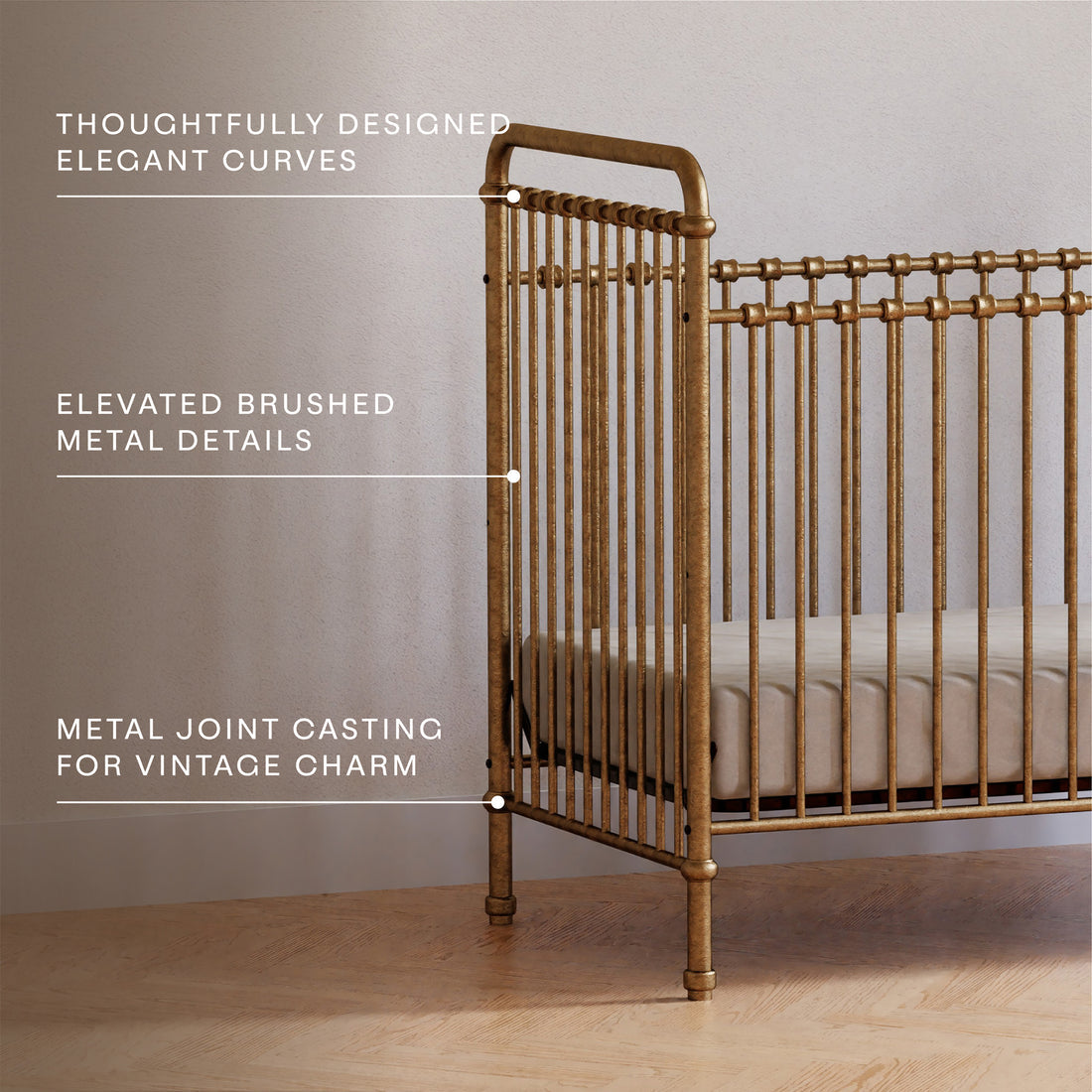 Namesake Abigail 3-in-1 Convertible Crib