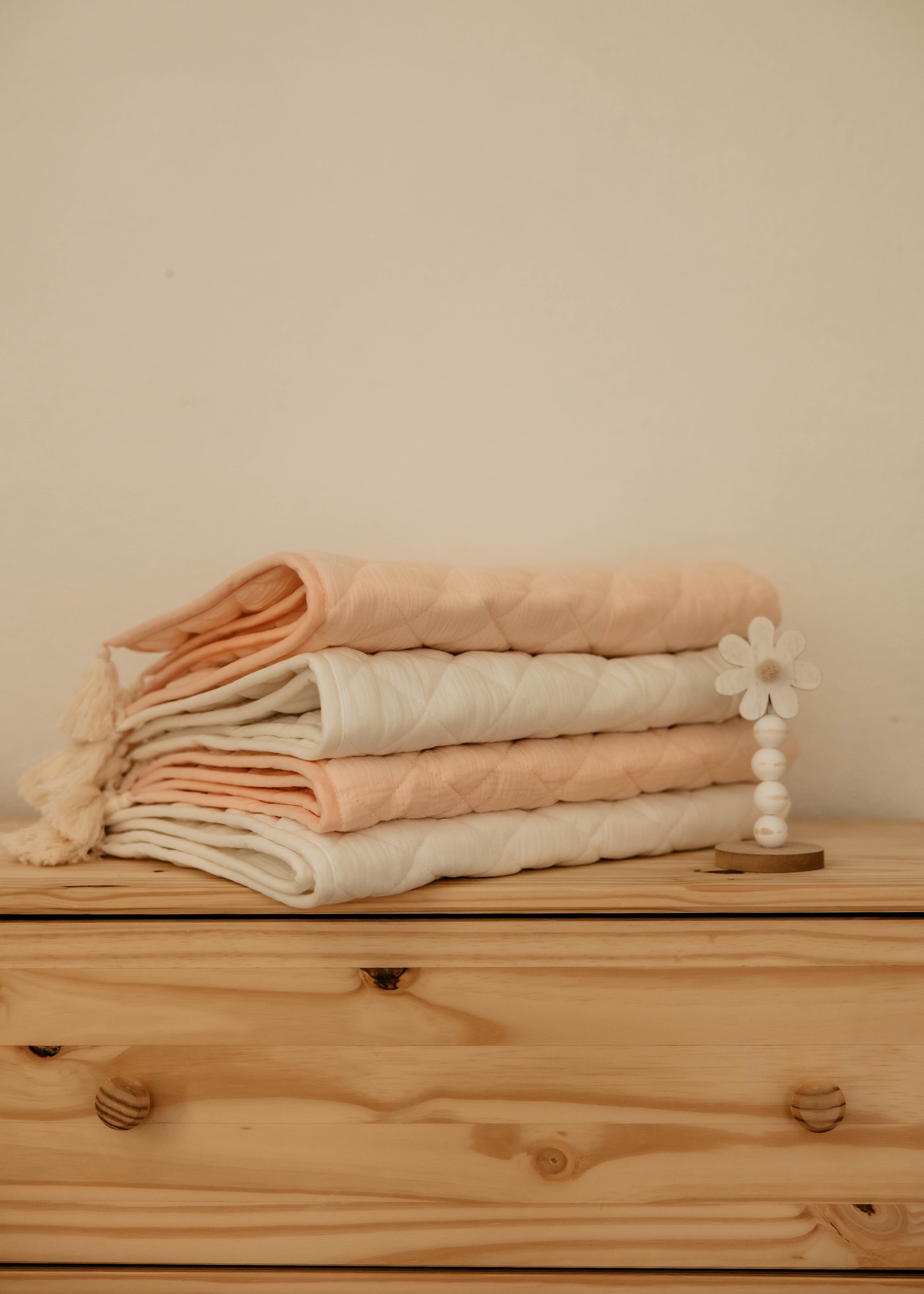 Mini Manilla Muslin 3 Piece Portable Crib and Bassinet / Cradle Linen Set