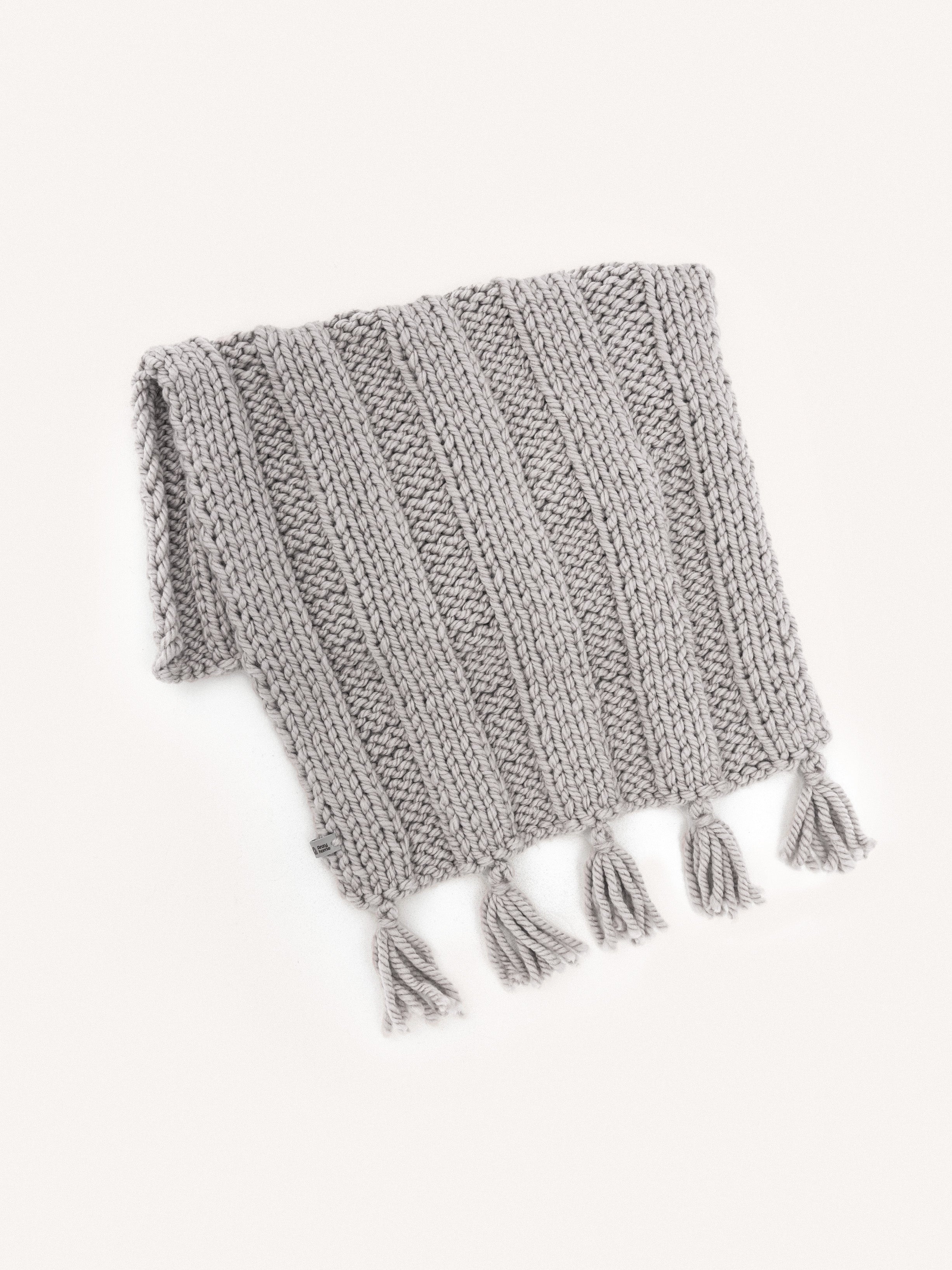 Anzy Home Boho Knitted Baby Blanket