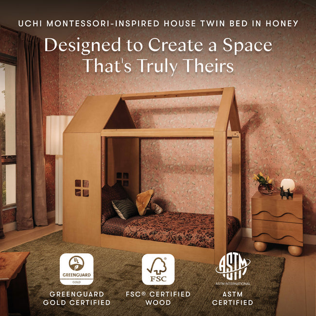 Babyletto Uchi Montessori-Inspired House Twin Bed
