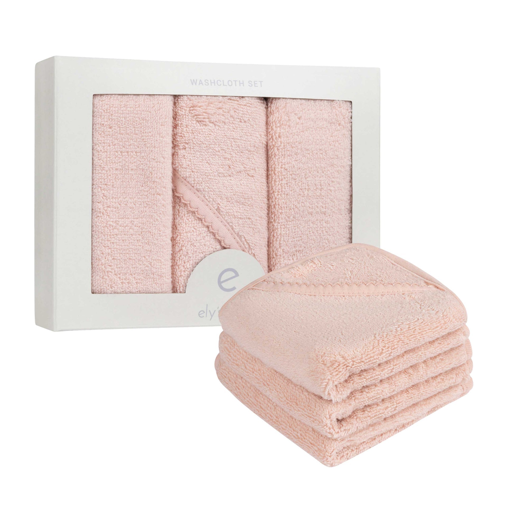 Ely's & Co. Cotton Terry Washcloth Set - 3 Pack