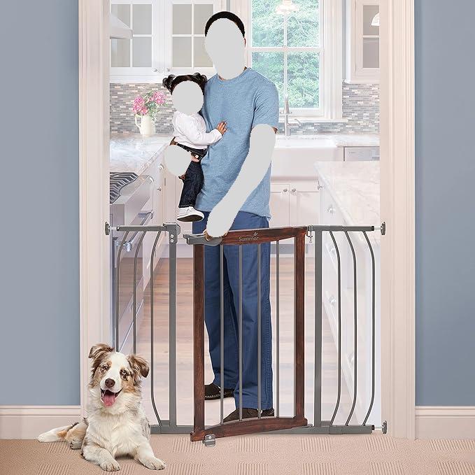 summer infant door gate Summer Infant Anywhere Decorative Walk-Thru Gate