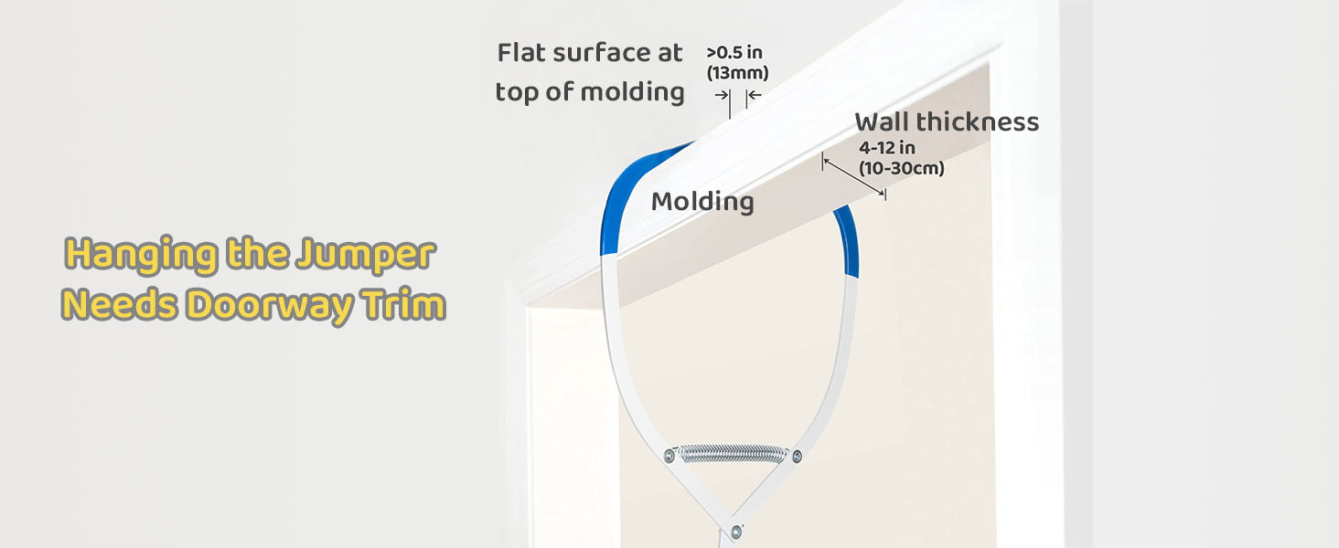 Slevoo Doorway Bumper Jumper With Tray