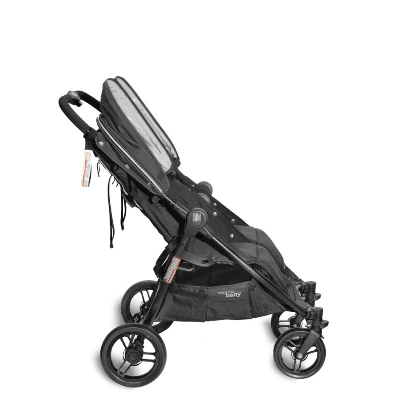 double stroller slim Valco Baby Slim Twin Double Stroller, Licorice
