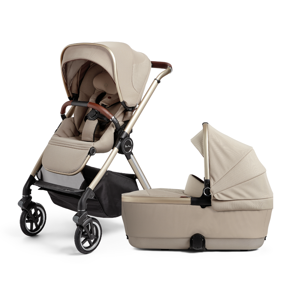 Silver Cross Reef Full Size Stroller Bassinet Bundle