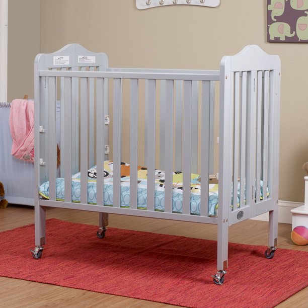 Orbelle Noa Curved Mini Portable Crib Free 3
