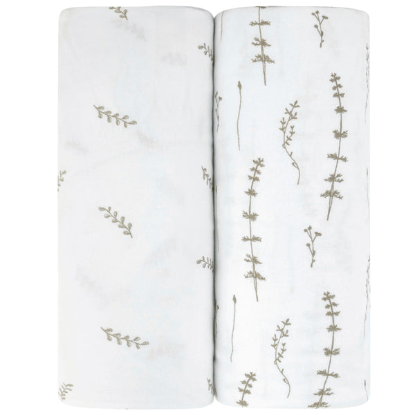 Ely's & Co. Cotton Pack N Play/ Porta Crib Sheet - 2 Pack