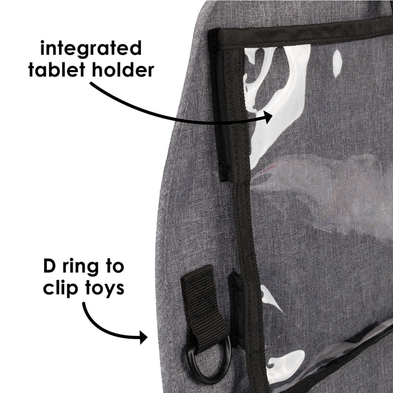 Diono Travel Pal Back Seat Car Organizer, with 9 Multi-Use Pockets, Black 