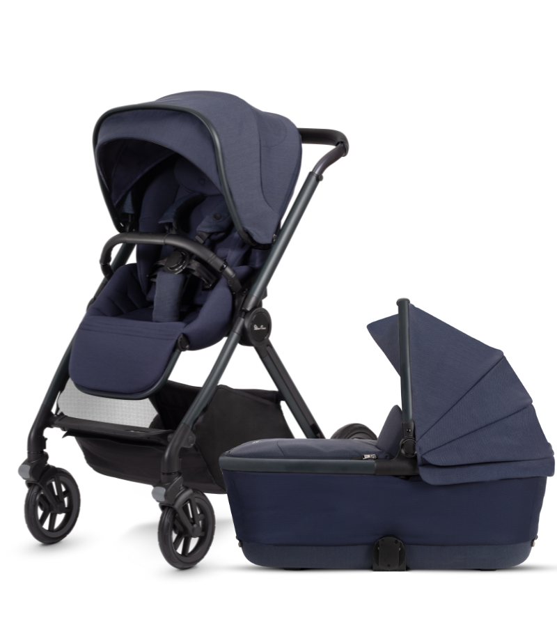 Silver Cross Reef Full-Size Stroller Bassinet Bundle