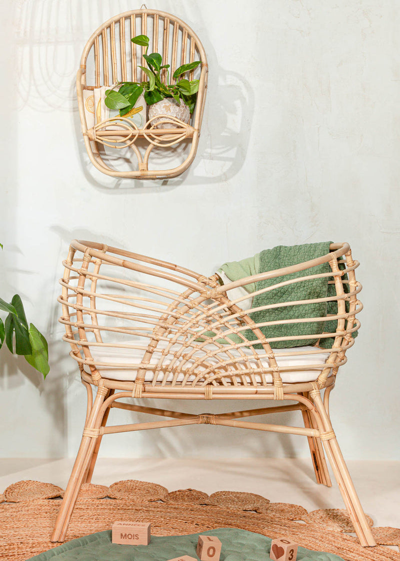 Coco Village Rattan Bassinet