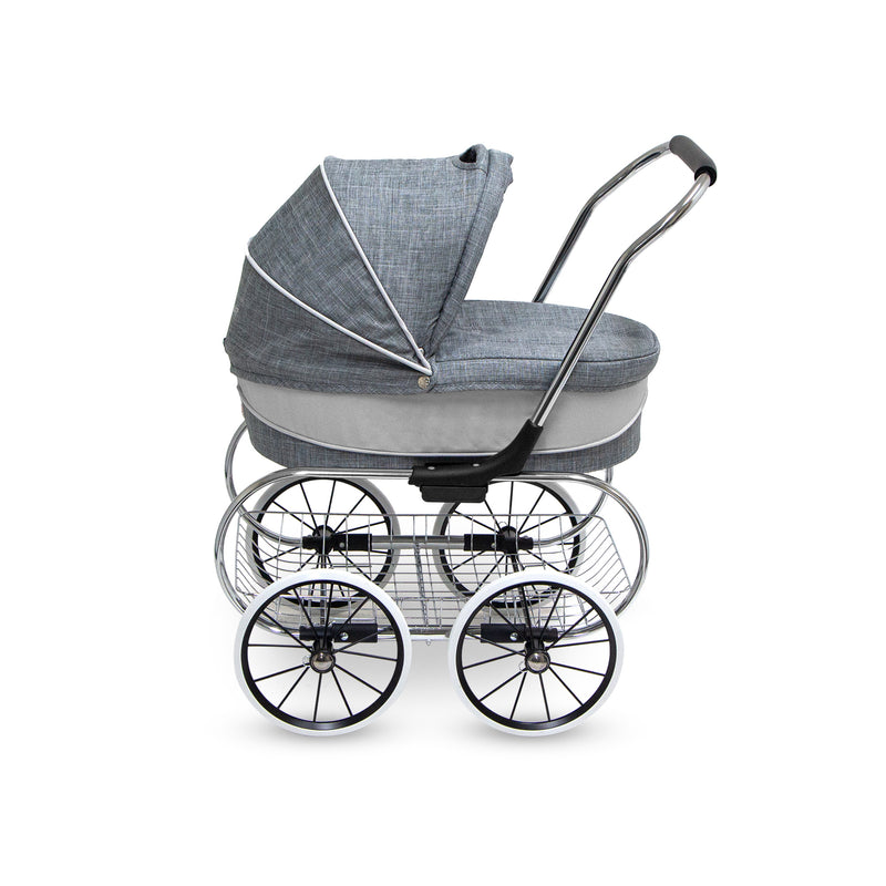 Buy the Valco Doll Stroller from Mega babies in a trendy grey marle shade.