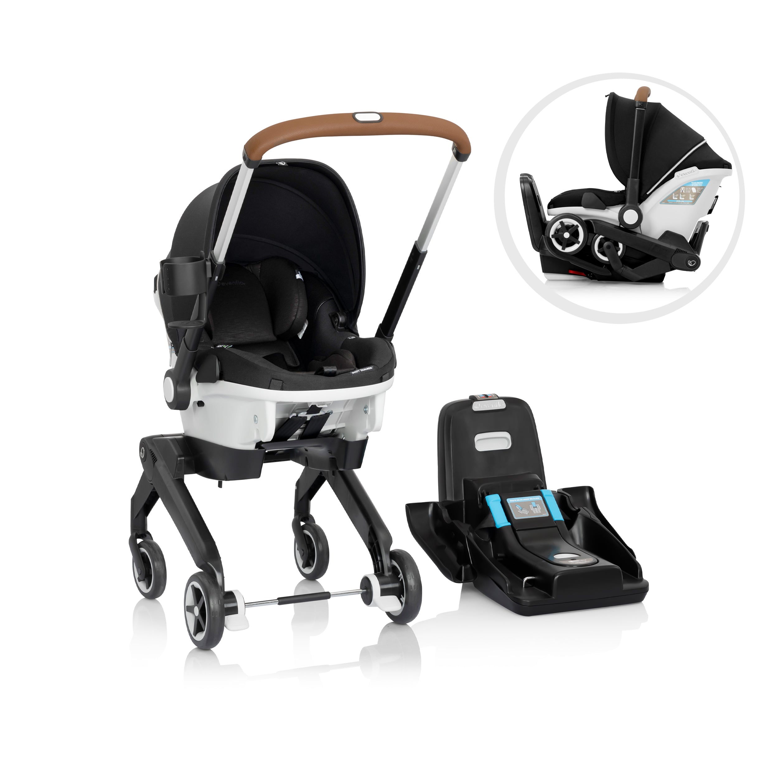 evenflo gold shyft dual ride Evenflo Gold Shyft DualRide Infant Car Seat and Stroller Combo with Extended Canopy