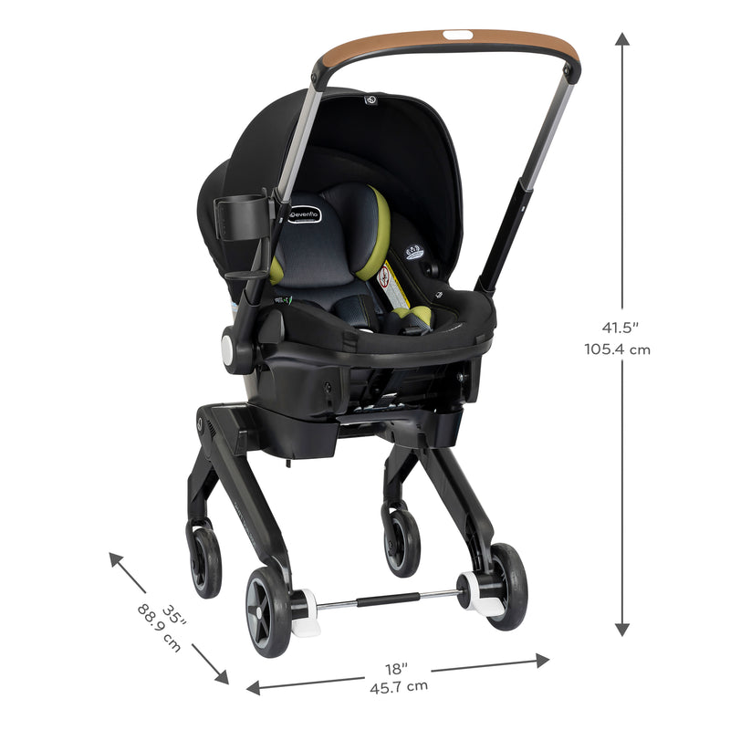 Evenflo Shyft DualRide Infant Car Seat and Stroller Combo