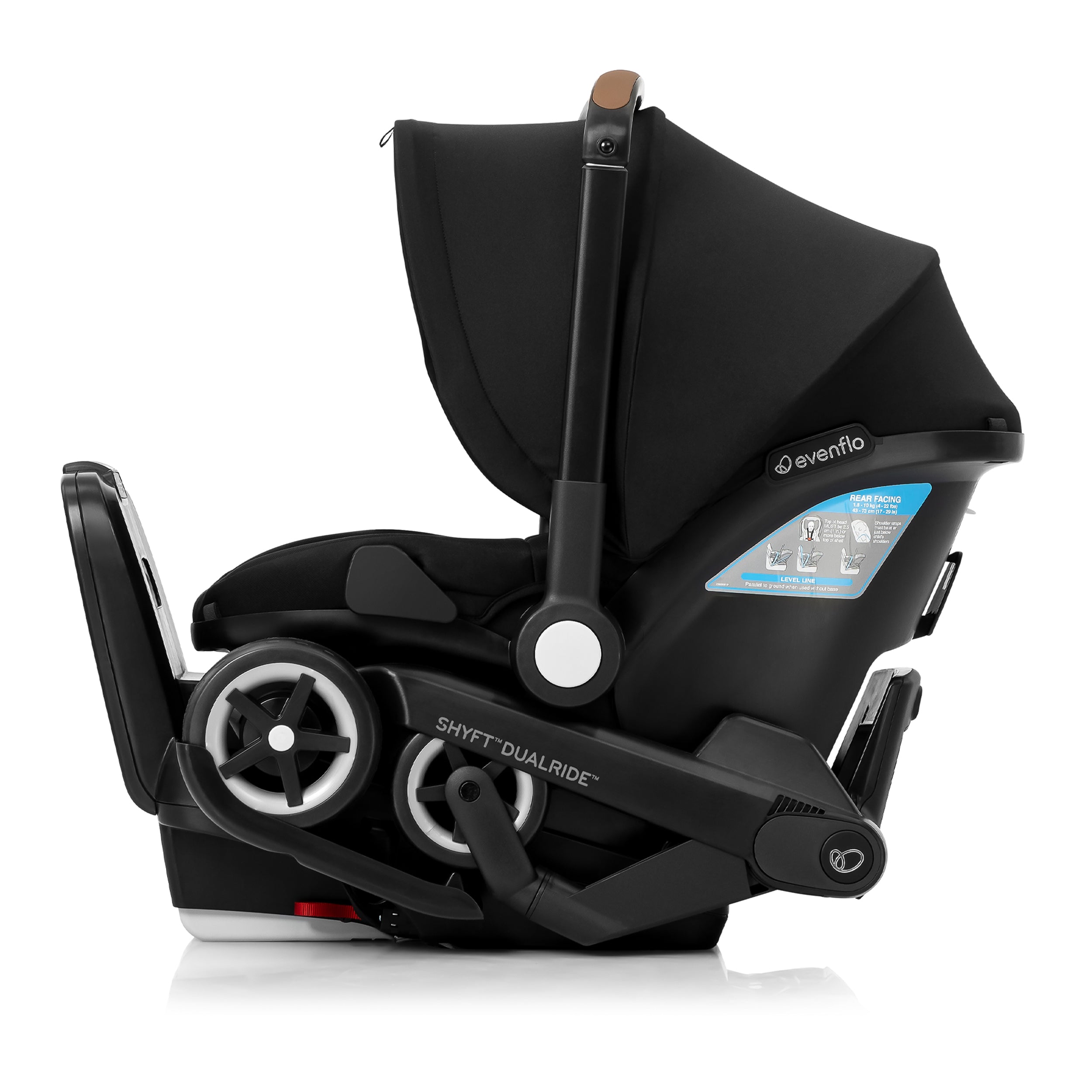 Car seat with wheels shop