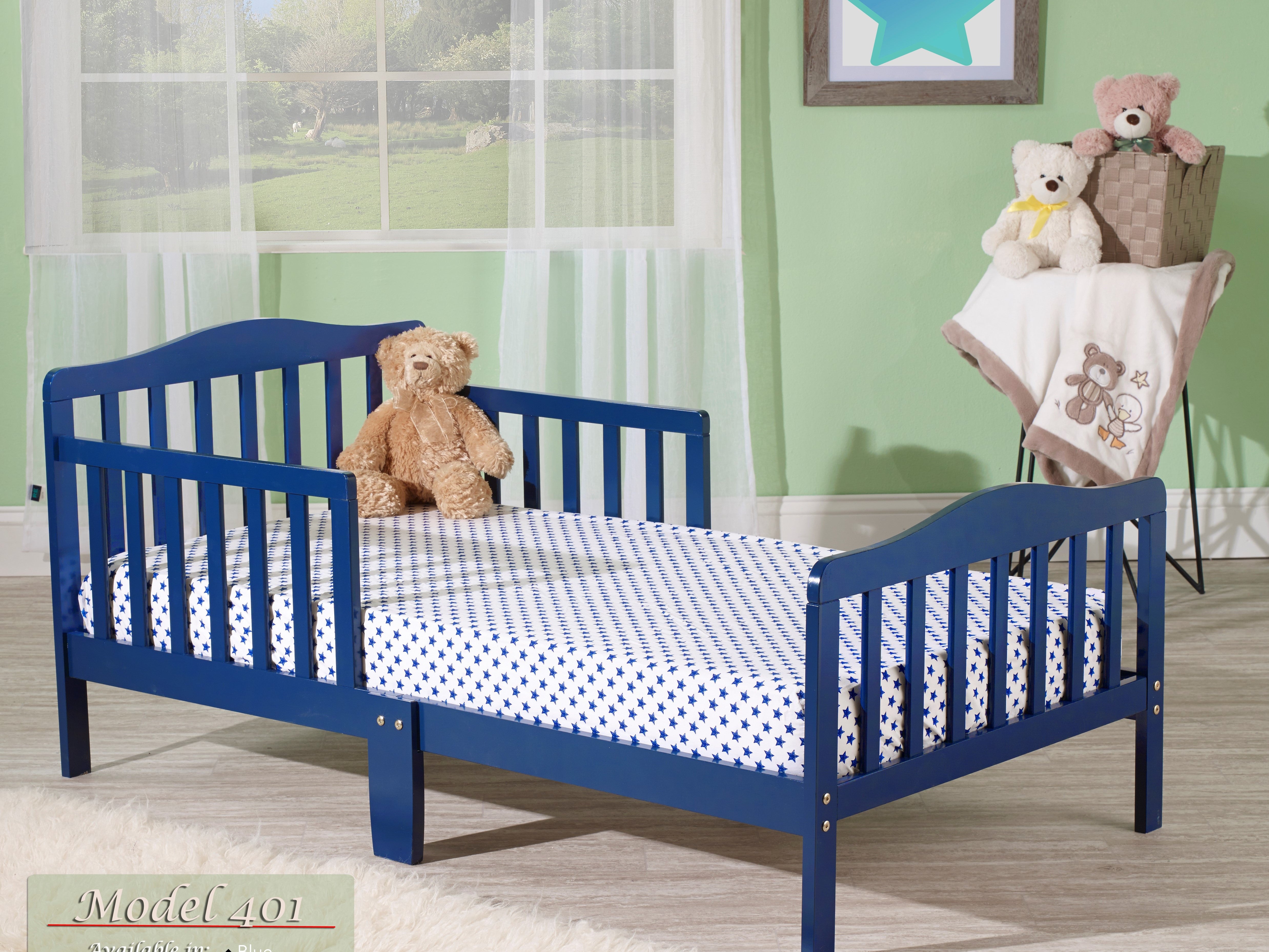 Orbelle Solid Wood Toddler Bed