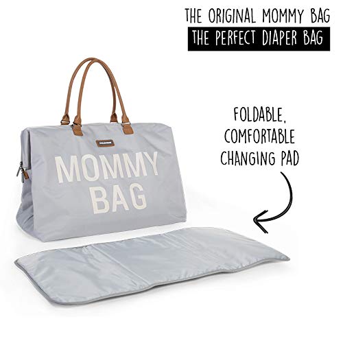 The Childhome Mommy bag from Mega babies, includes a foldable changing pad.