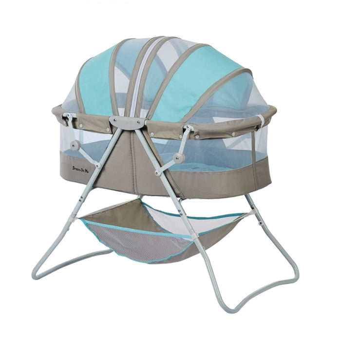 Baby blue bassinet shop