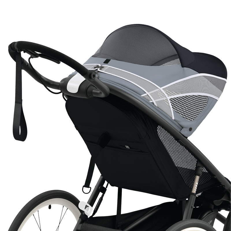 CYBEX AVI Baby Jogging Stroller with Seat Pack in Silver Pink, Lightweight  Jogger Stroller, Compact Fold, Smooth Ride Suspension and Air Filled Tires