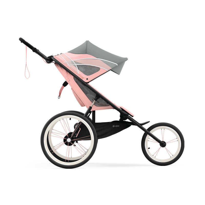 Pink jogging stroller store with car seat