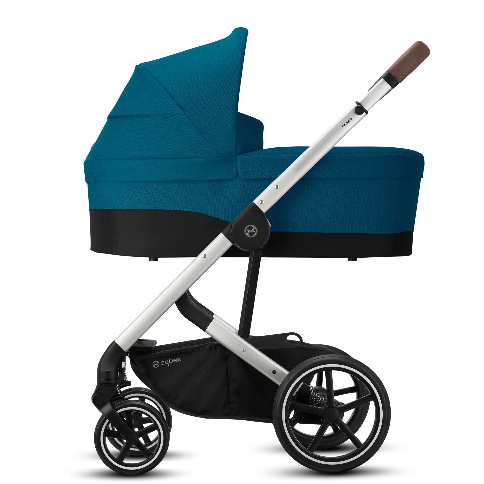 cybex balios s sky blue Cybex Gold Balios S Lux Complete Stroller + Cot S