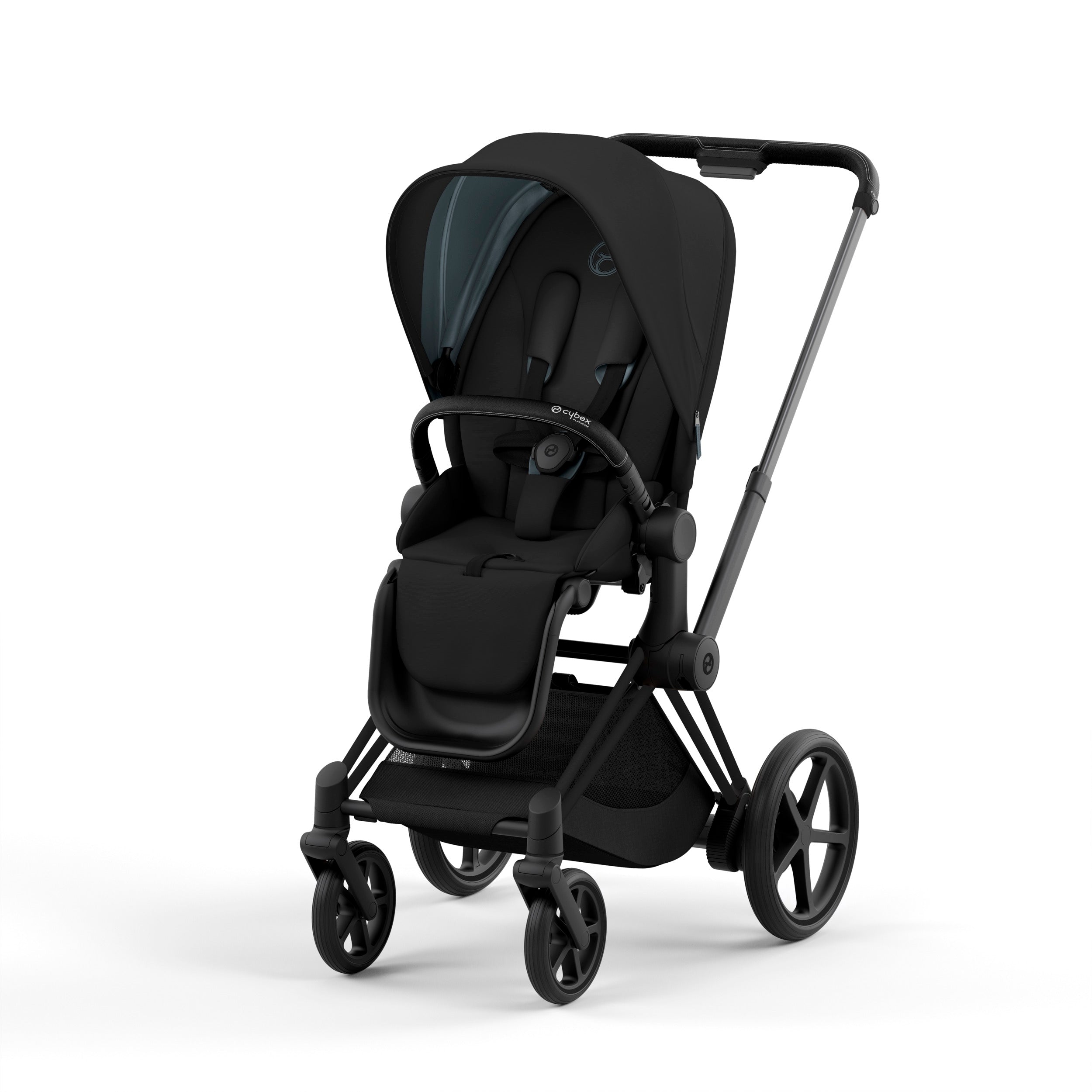 cybex newborn stroller Cybex e-Priam 2 Stroller, Rose Gold/Sepia Black