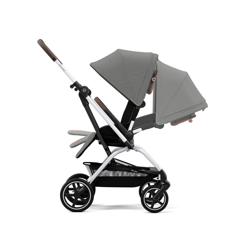 Poussette Cybex Eezy S Twist+2 SLV Moon Black - Baby-Center