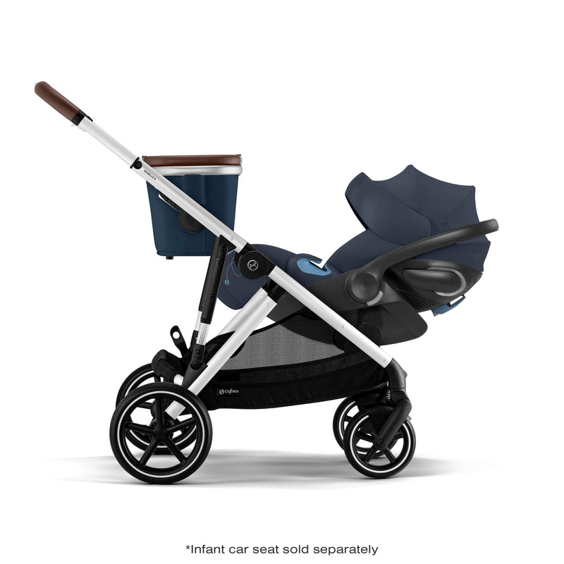 Cybex BALIOS S LUX - 2in1 pushchair with carrycot, Seashell Beige, Taupe  frame Seashell Beigr, Prams