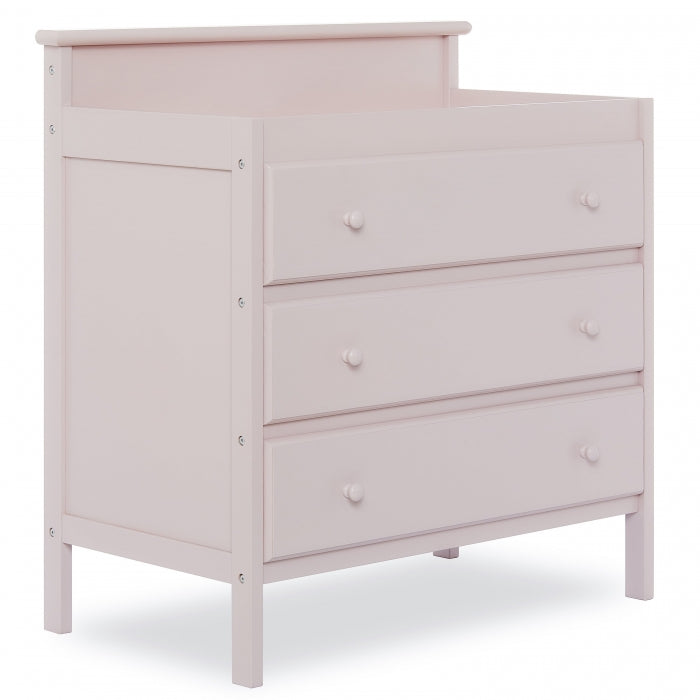 Pink changing table dresser shop