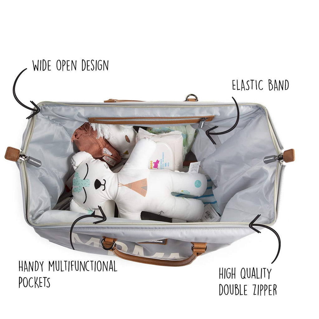 Childhome - Mommy Bag Sac A Langer Kaki - Atelier Magique