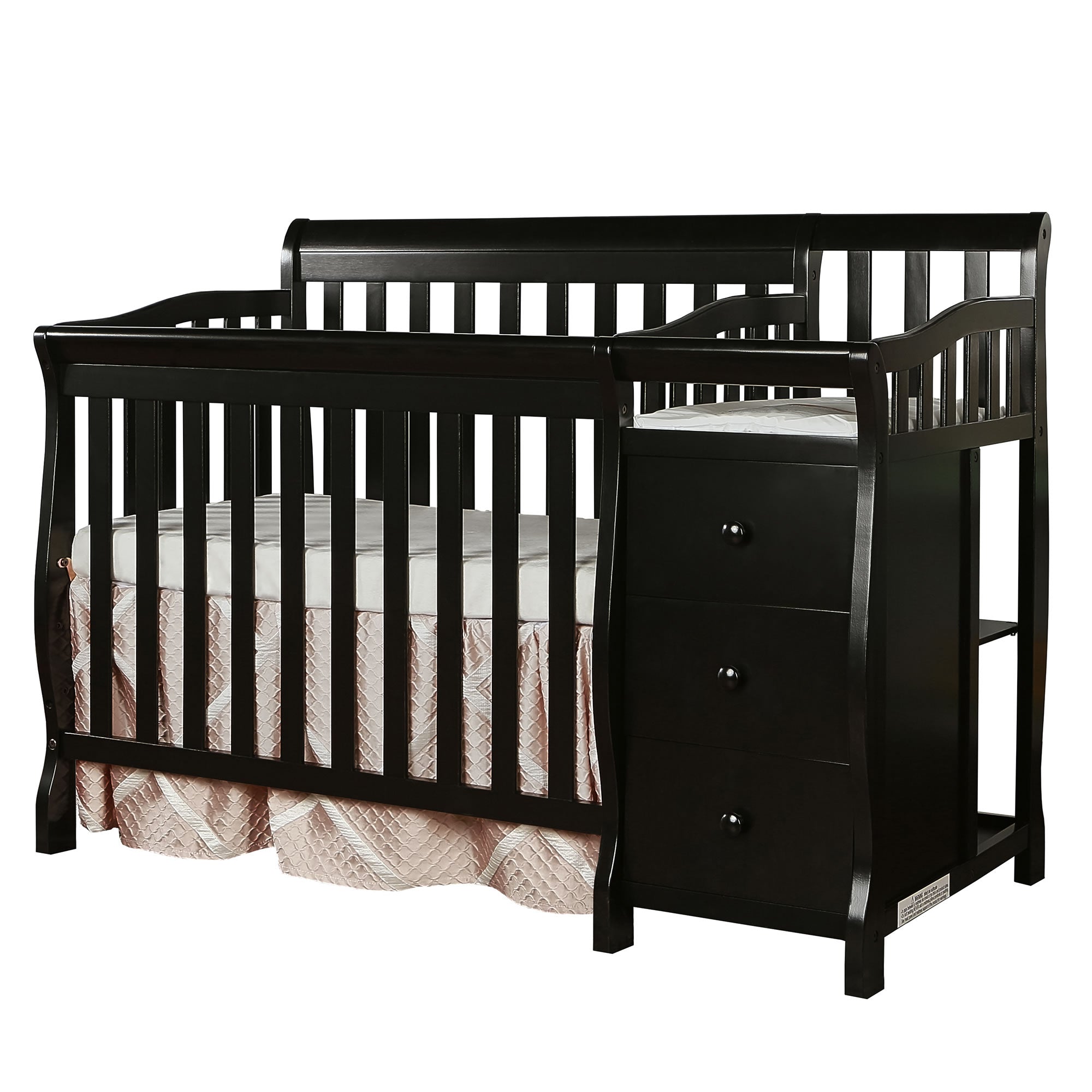 Crib Mattress Dream On Me Mini Crib With Changing Table