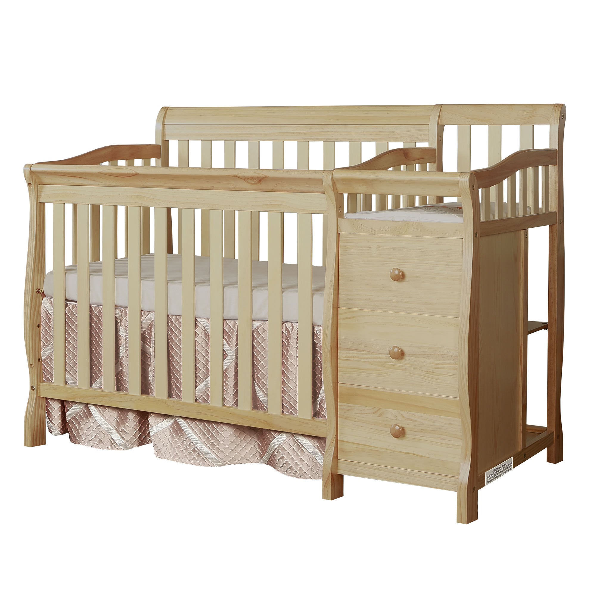 Dream On Me Jayden 4 in 1 Mini Convertible Crib and Changer